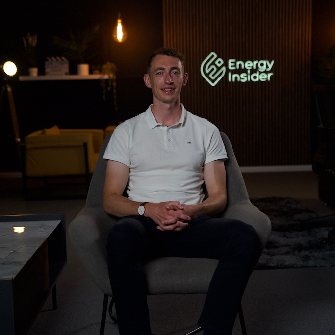 Mike McHardy, Subsea Decommissioning Specialist sitting on a chair