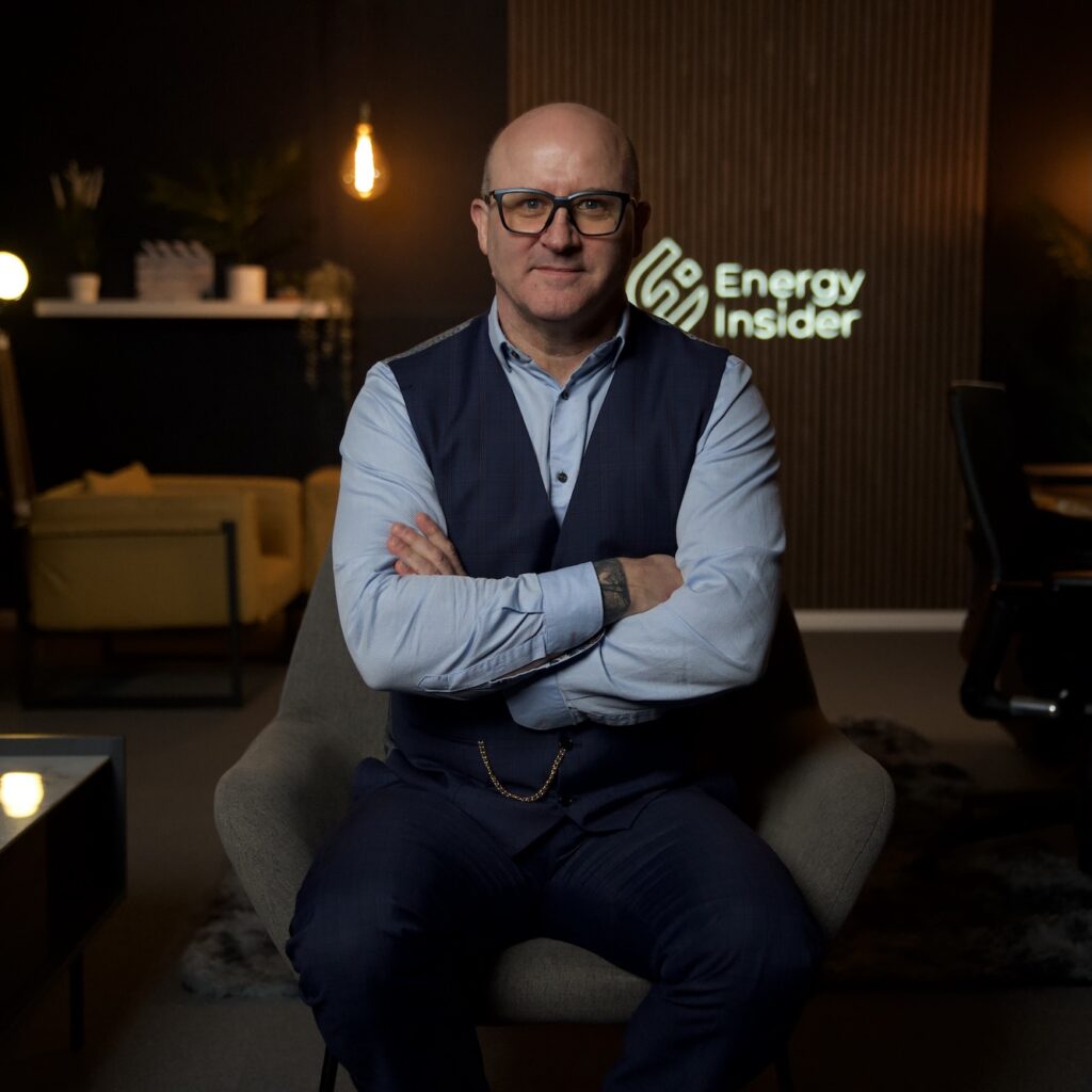 Nigel Melling Decommissioning Lead Sitting on a chair